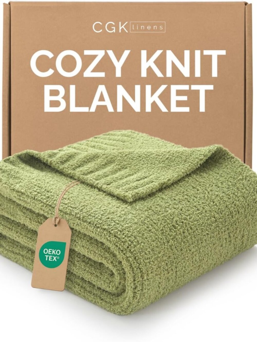 Sage Throw Blanket - Super Soft Throw For Couch, Bed, Sofa, Chair - Lightweight,